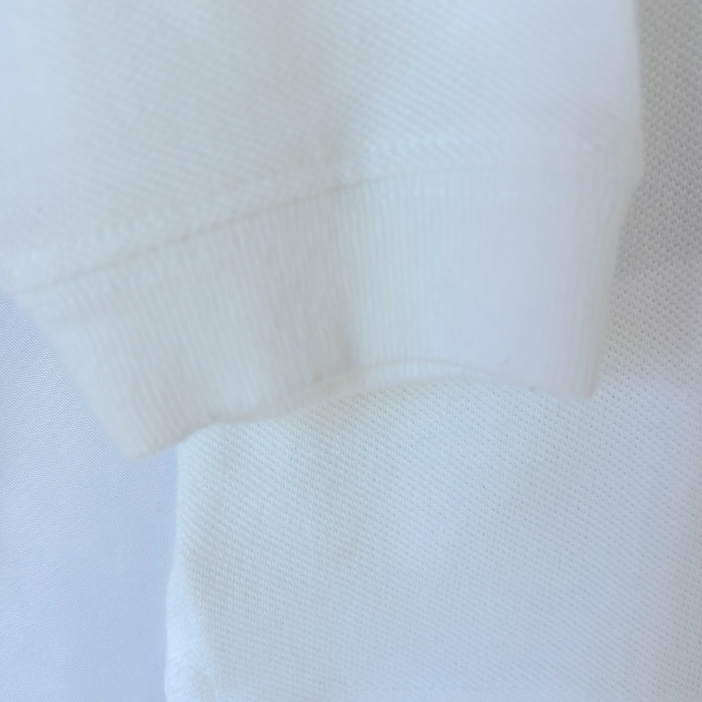 VINTAGE 2002 BABY GAP LONG SLEEVE POLO SHIRT WHITE COLOR TODDLER SIZE 3 - Picture 6 of 9